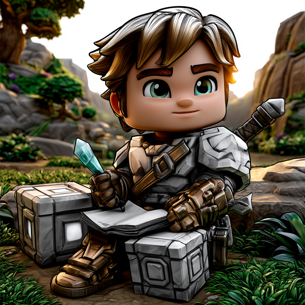 Free Printable Blocky Adventure Game Coloring Images for Kids